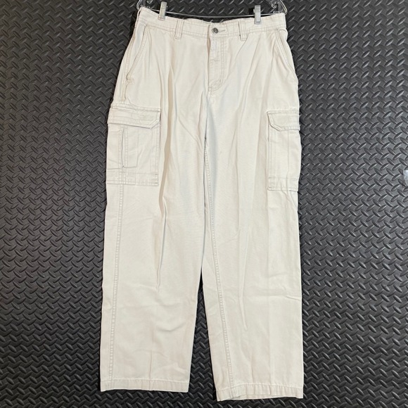 The North Face A5 Series Cream Outdoor Hiking Cargo Pants Men's Size 34 - Picture 1 of 8